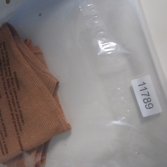 Michael Stars Tank Top Orange Fitted One Size Y2K Long Ribbed Made in The USA - Picture 9 of 9